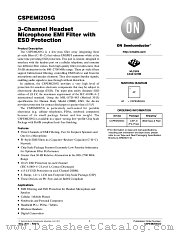 CSPEMI205G datasheet pdf ON Semiconductor