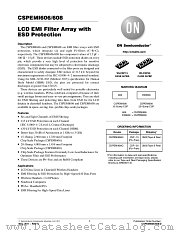CSPEMI606 datasheet pdf ON Semiconductor