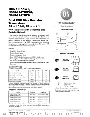 DTA114TD datasheet pdf ON Semiconductor