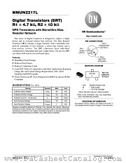 DTC143X datasheet pdf ON Semiconductor