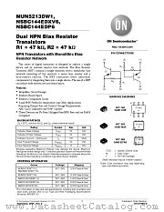 DTC144ED datasheet pdf ON Semiconductor