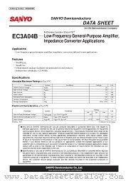 EC3A04B datasheet pdf ON Semiconductor