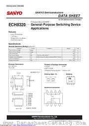 ECH8320 datasheet pdf ON Semiconductor