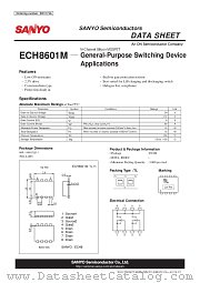 ECH8601M datasheet pdf ON Semiconductor