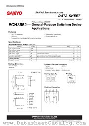 ECH8652 datasheet pdf ON Semiconductor