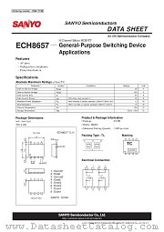 ECH8657 datasheet pdf ON Semiconductor