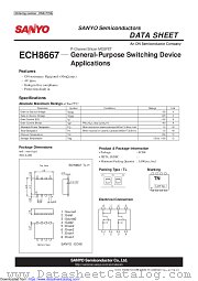 ECH8667 datasheet pdf ON Semiconductor