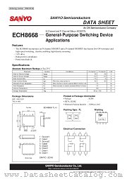 ECH8668 datasheet pdf ON Semiconductor
