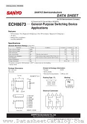 ECH8673 datasheet pdf ON Semiconductor