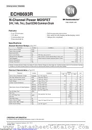 ECH8693R datasheet pdf ON Semiconductor