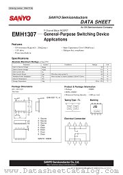 EMH1307 datasheet pdf ON Semiconductor