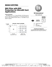 EMI6316 datasheet pdf ON Semiconductor