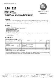EN7497 datasheet pdf ON Semiconductor