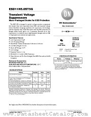 ESD11N5.0S datasheet pdf ON Semiconductor