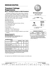 ESD5481 datasheet pdf ON Semiconductor