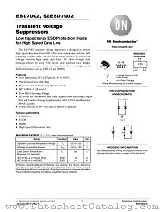 ESD7002 datasheet pdf ON Semiconductor