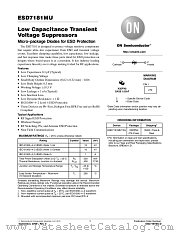 ESD7181MU datasheet pdf ON Semiconductor