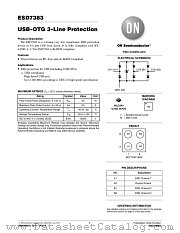 ESD7383 datasheet pdf ON Semiconductor