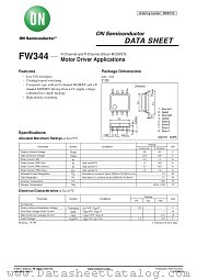 FW344 datasheet pdf ON Semiconductor
