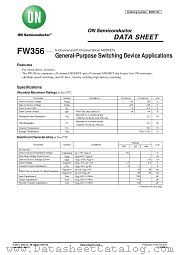 FW356 datasheet pdf ON Semiconductor