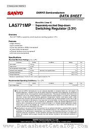 LA5771MP datasheet pdf ON Semiconductor