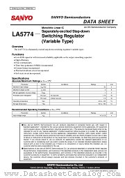 LA5774 datasheet pdf ON Semiconductor
