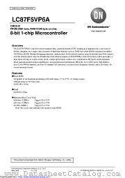 LC87F5VP6A datasheet pdf ON Semiconductor