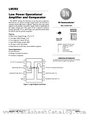 LM392 datasheet pdf ON Semiconductor