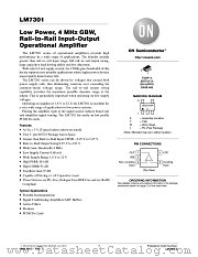 LM7301 datasheet pdf ON Semiconductor