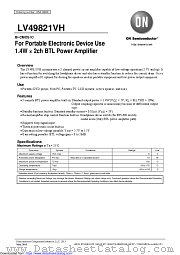 LV49821VH datasheet pdf ON Semiconductor