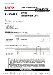 LV5609LP datasheet pdf ON Semiconductor