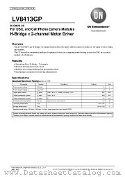 LV8413GP datasheet pdf ON Semiconductor