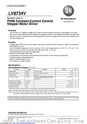 LV8734V datasheet pdf ON Semiconductor