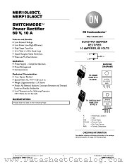MBR10L60CT datasheet pdf ON Semiconductor