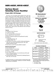 MBR140ESF datasheet pdf ON Semiconductor