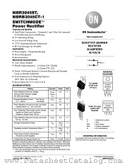 MBR3045 datasheet pdf ON Semiconductor