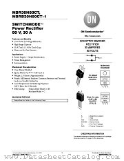 MBR30H80CT datasheet pdf ON Semiconductor