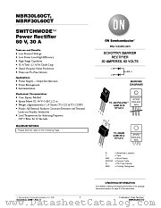 MBR30L60CT datasheet pdf ON Semiconductor