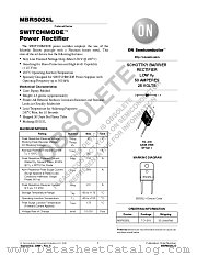 MBR5025L datasheet pdf ON Semiconductor