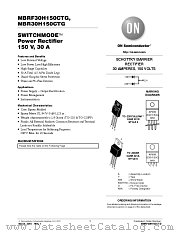 MBRF30H150C datasheet pdf ON Semiconductor