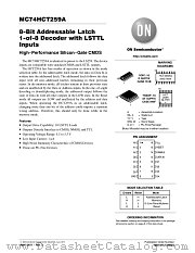 MC74HCT259A datasheet pdf ON Semiconductor