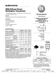 MJB5742 datasheet pdf ON Semiconductor
