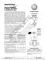 MMDF2P03HD datasheet pdf ON Semiconductor