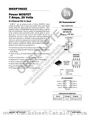 MMDF7N02Z datasheet pdf ON Semiconductor