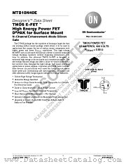 MTB10N40E datasheet pdf ON Semiconductor