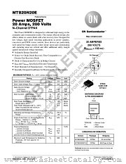 MTB20N20E datasheet pdf ON Semiconductor