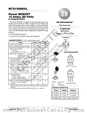 MTD15N06VL datasheet pdf ON Semiconductor