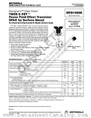 MTD1N60E datasheet pdf ON Semiconductor