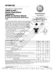 MTD6N10E datasheet pdf ON Semiconductor