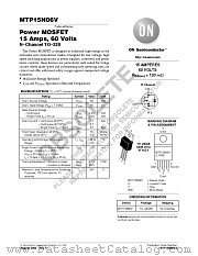 MTP15N06V datasheet pdf ON Semiconductor